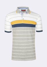 White - Grey Polo T-Shirt