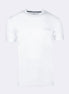 White - Navy Crew Neck T-shirt