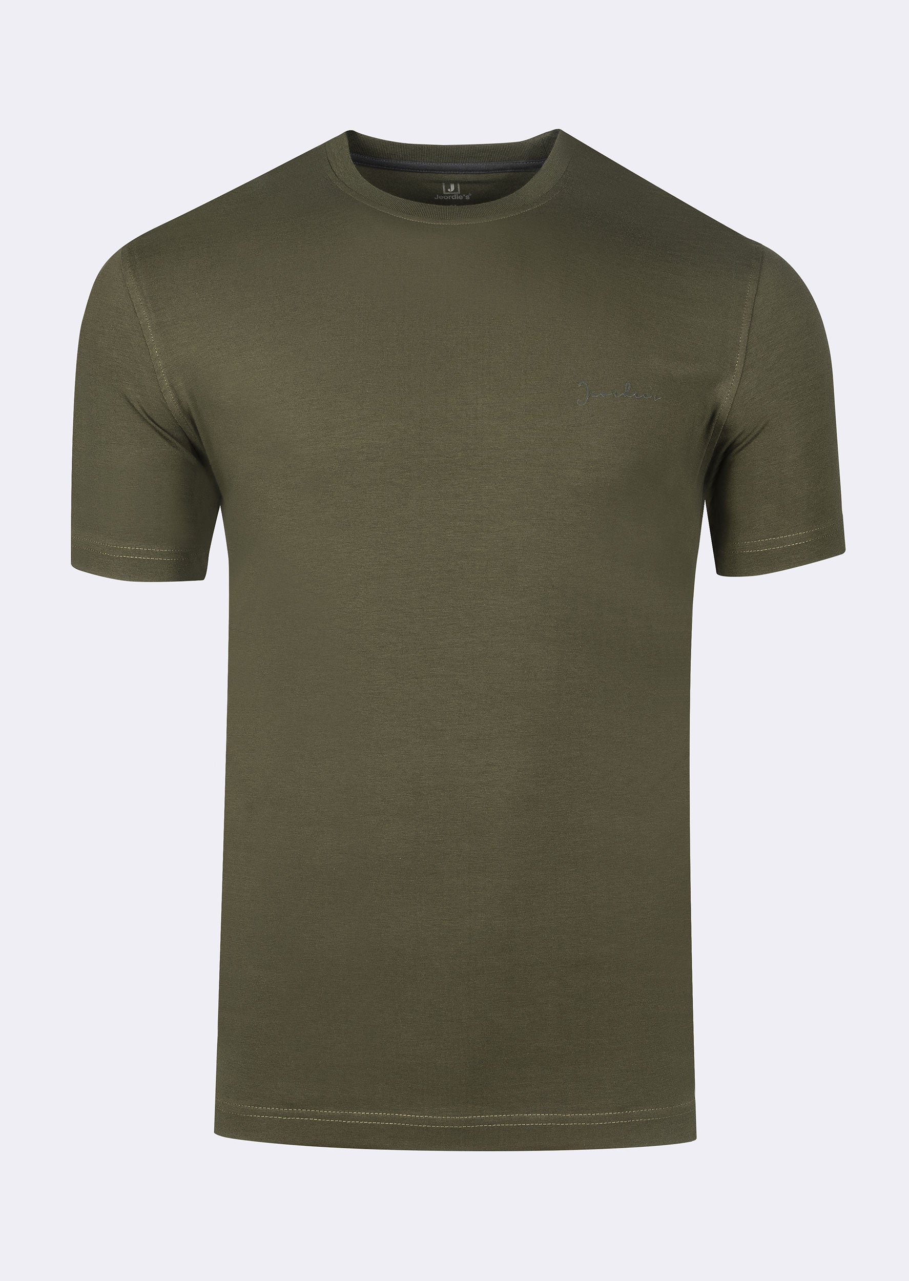 Khaki Crew Neck T-shirt
