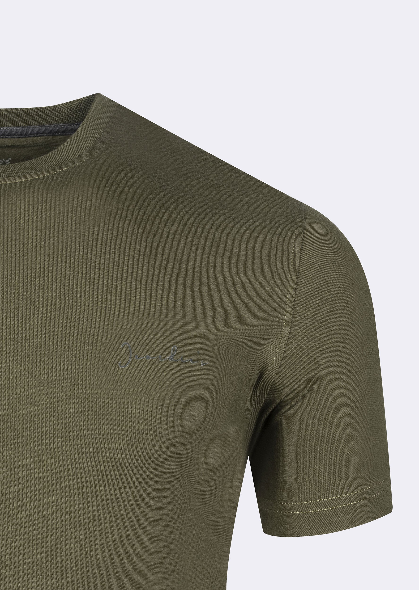 Khaki Crew Neck T-shirt