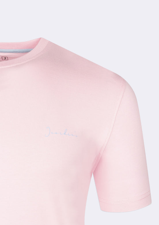 Pink Crew Neck T-shirt