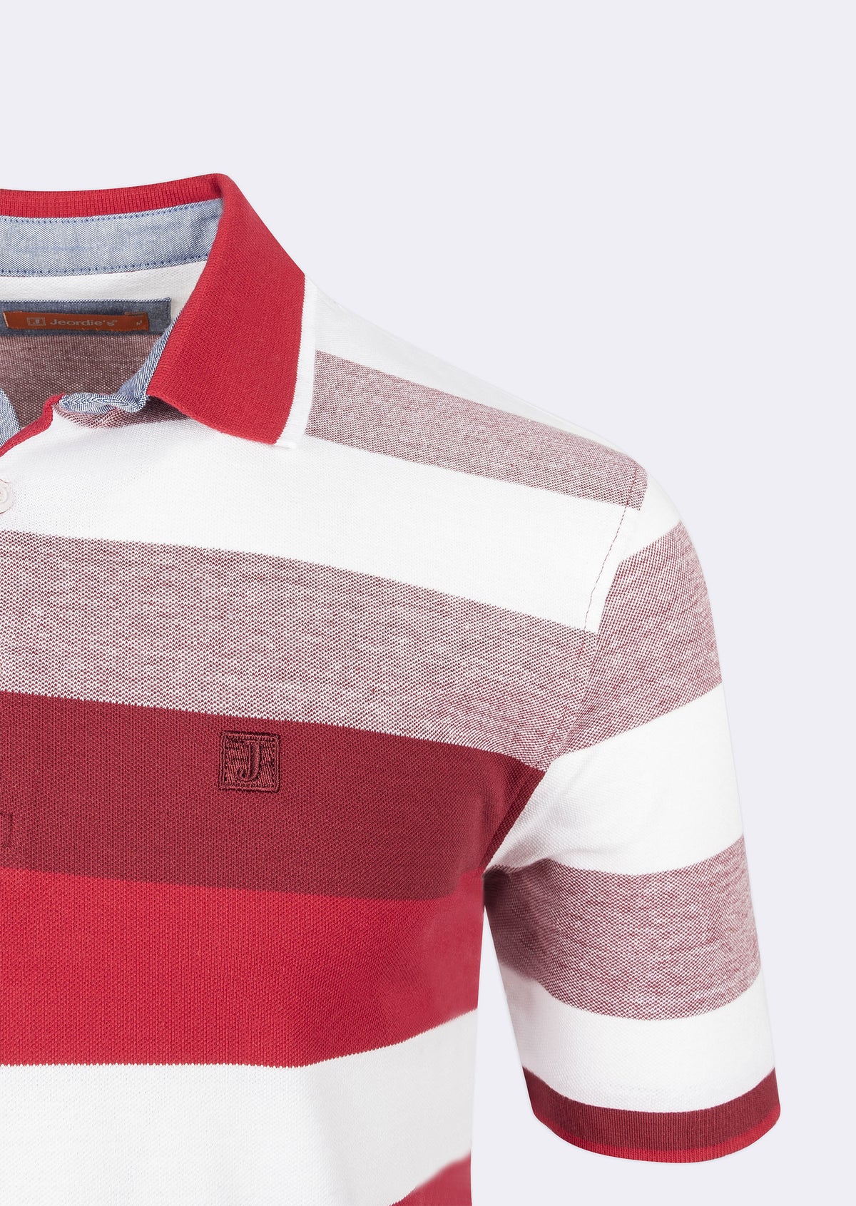 Red - White Polo T-Shirt