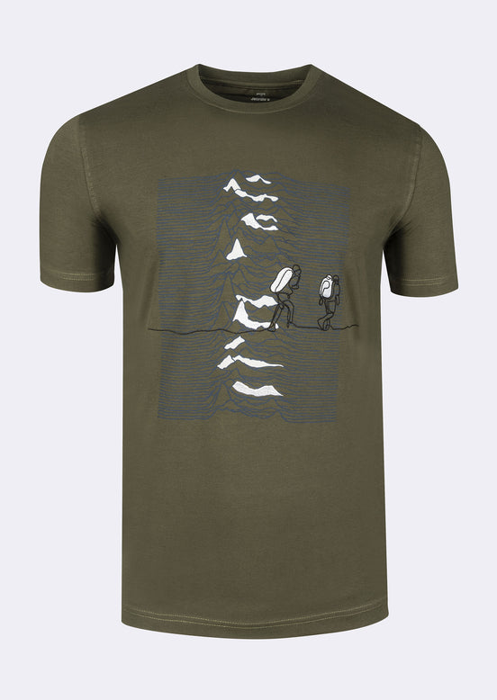 Khaki Crew Neck T-shirt
