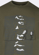 Khaki Crew Neck T-shirt