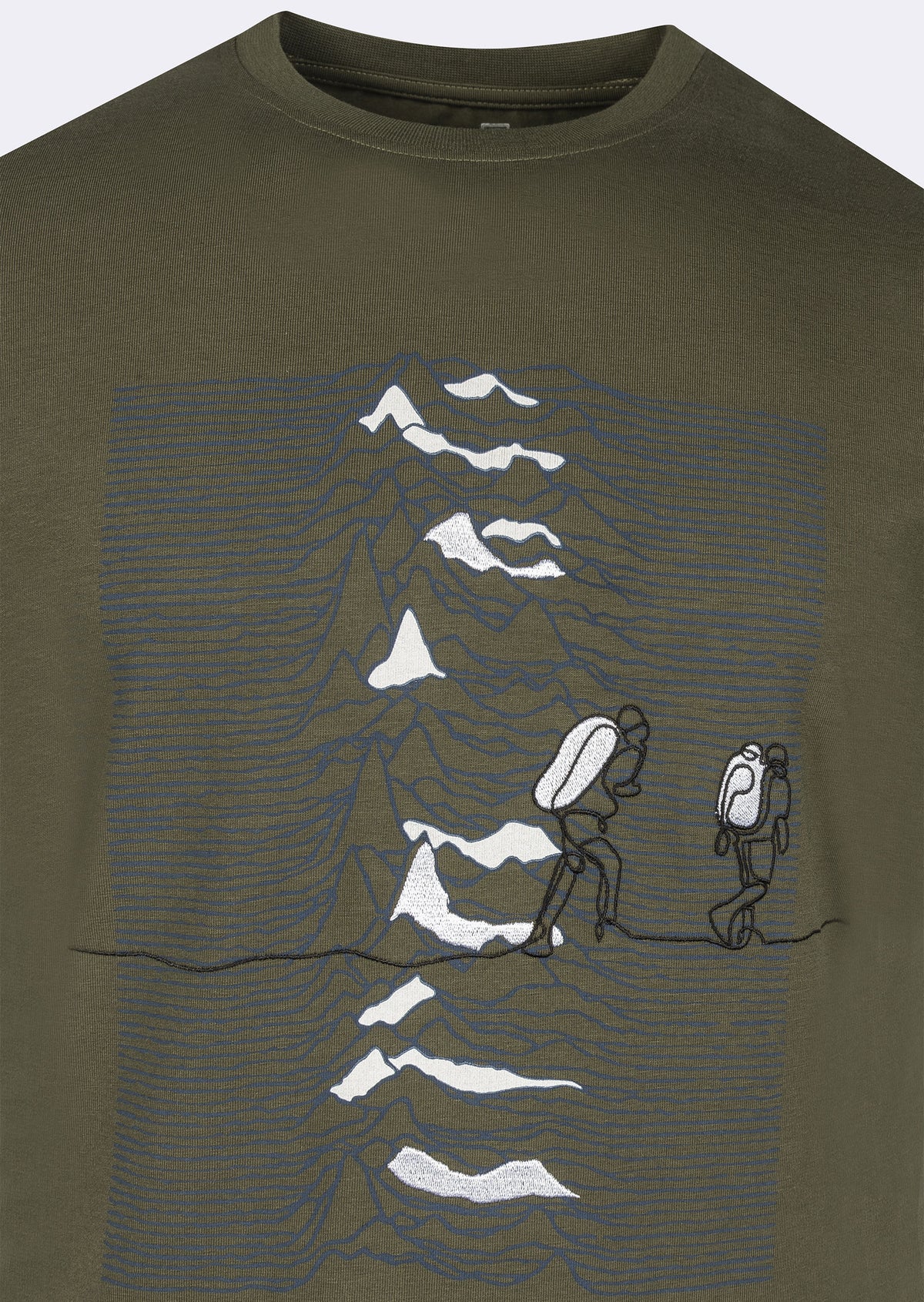 Khaki Crew Neck T-shirt