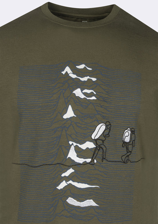 Khaki Crew Neck T-shirt