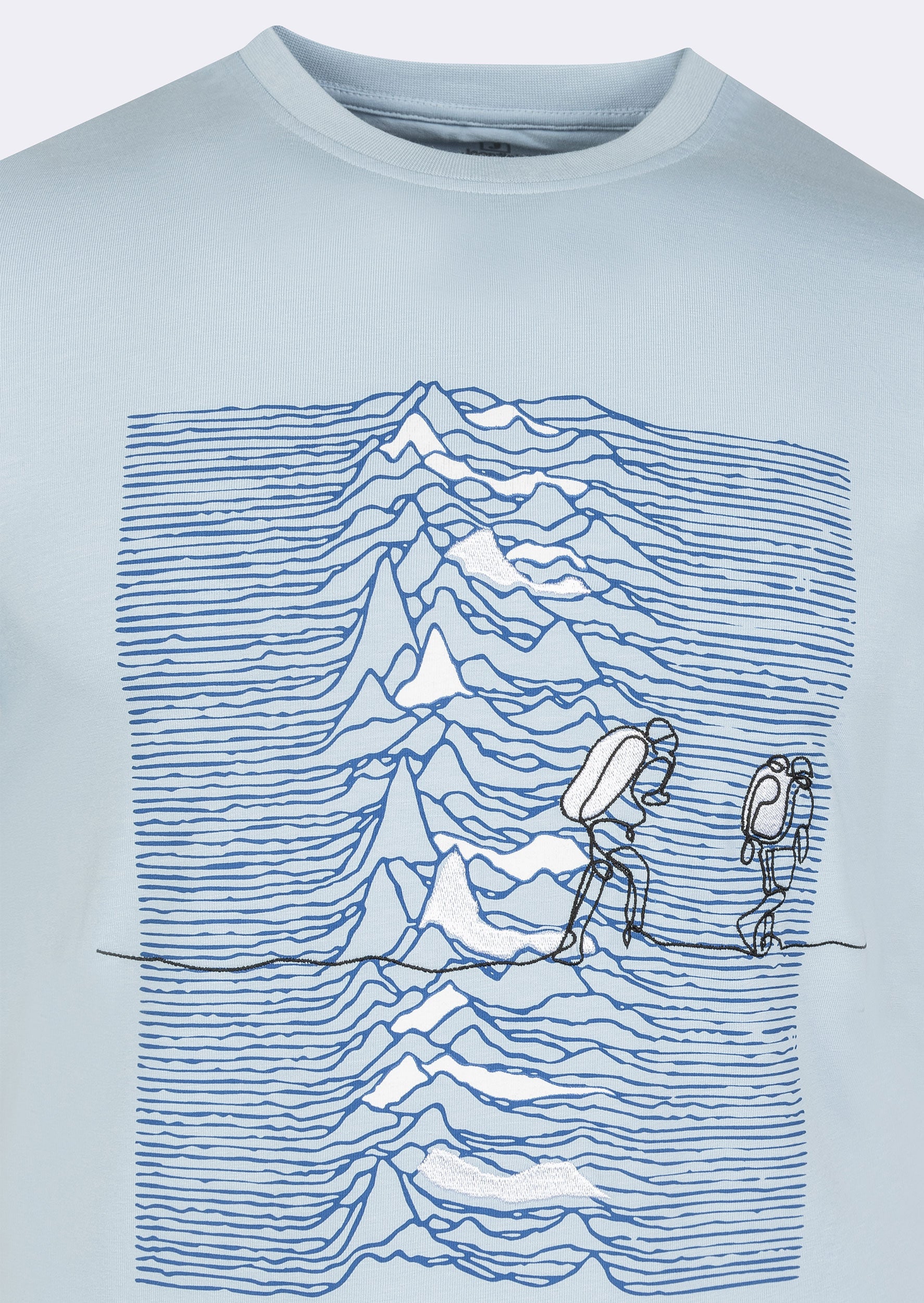 Light Blue Crew Neck T-shirt