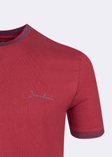 Burgundy Crew Neck T-shirt
