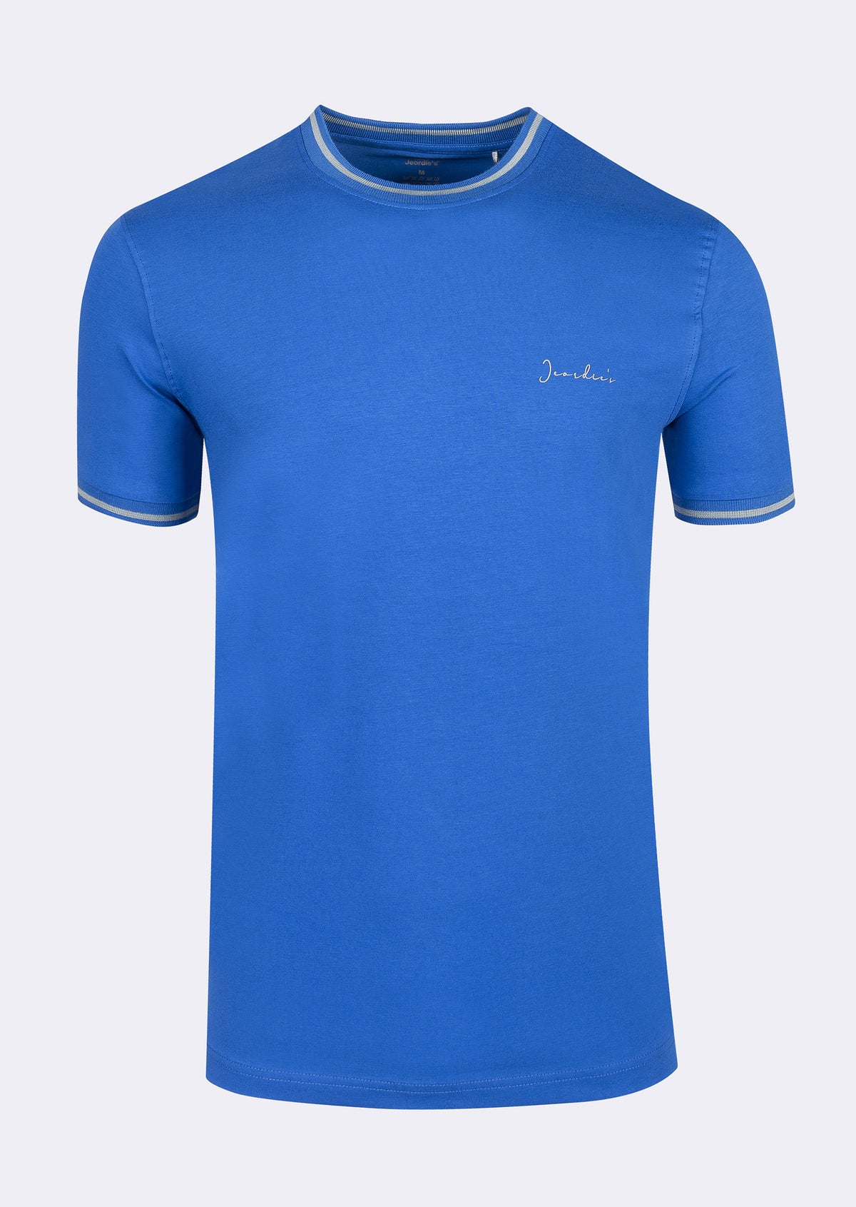 Sax Blue Crew Neck T-shirt