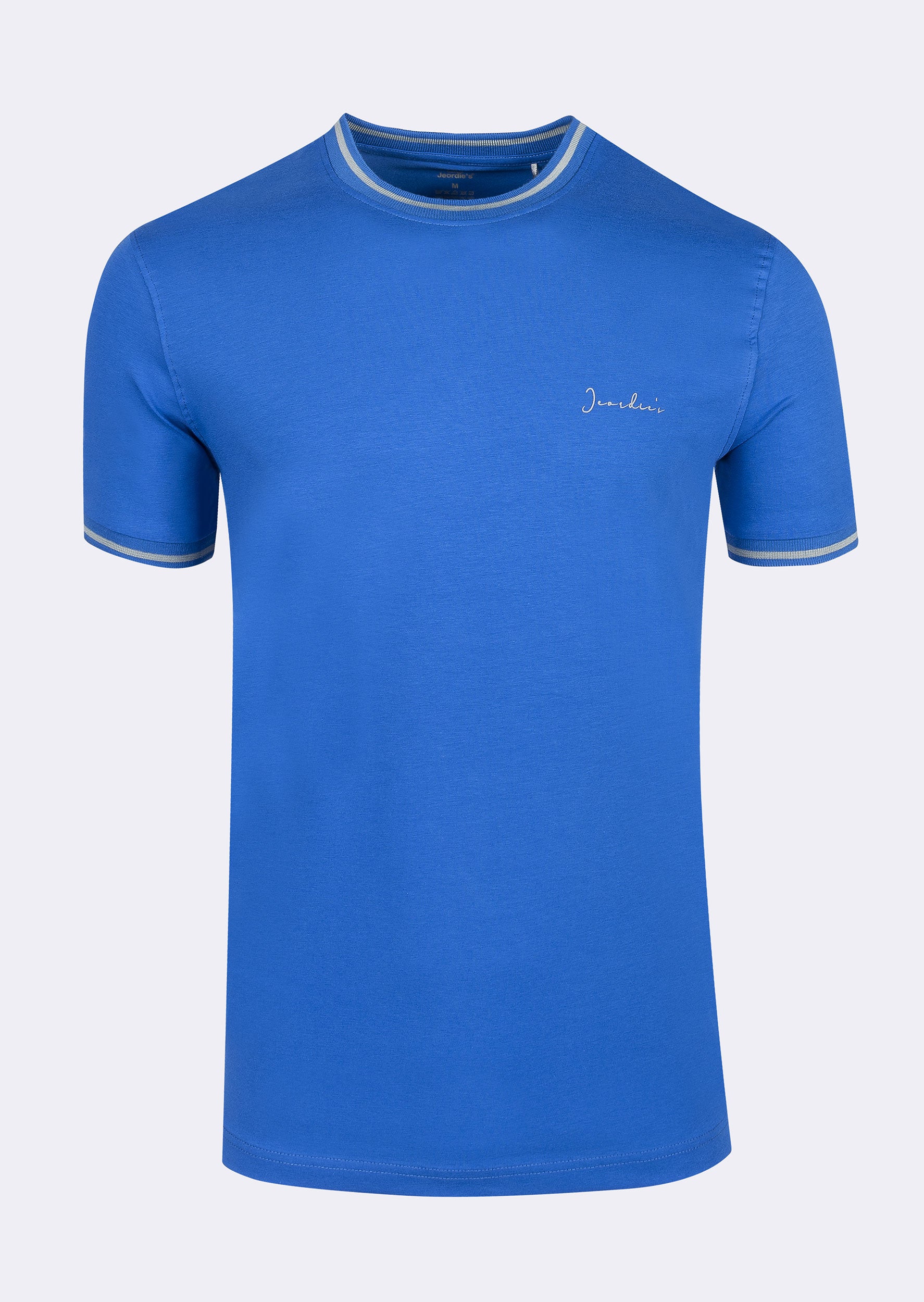 Sax Blue Crew Neck T-shirt