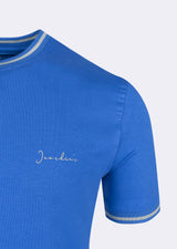 Sax Blue Crew Neck T-shirt