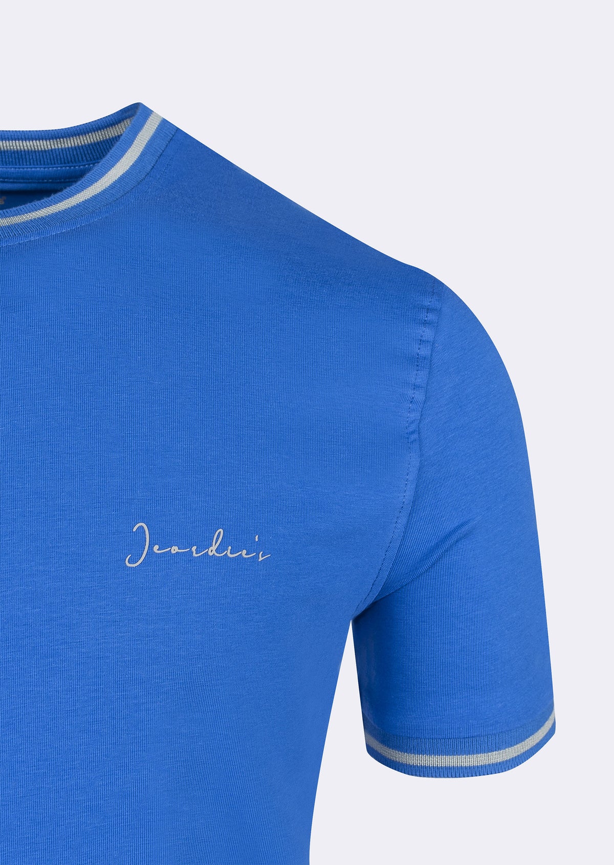 Sax Blue Crew Neck T-shirt