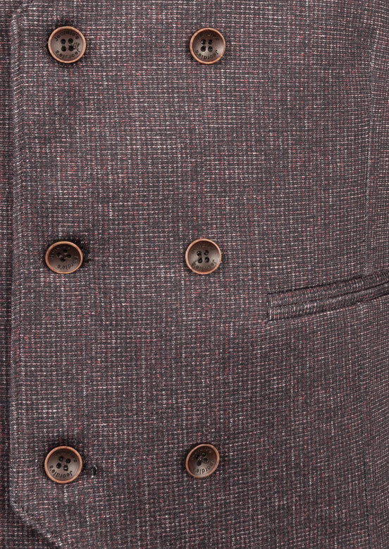 Burgundy Waistcoat