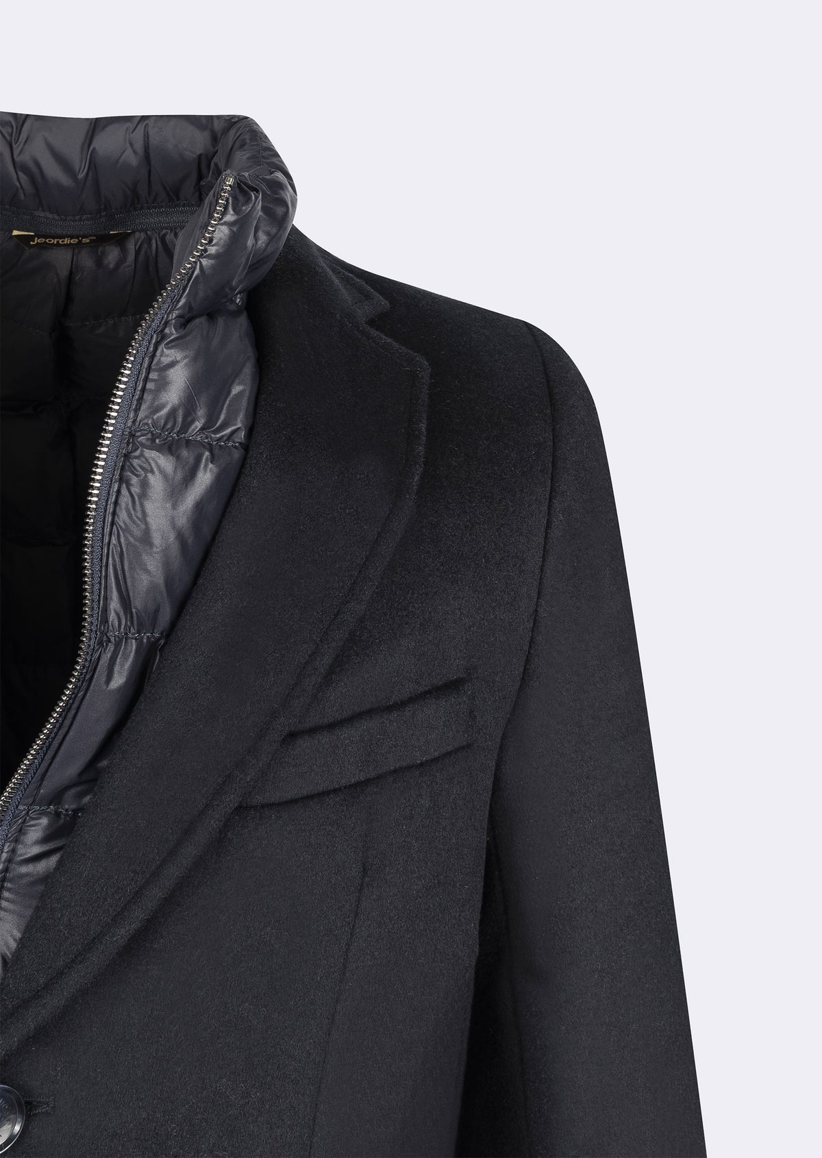 Navy Wool Coat