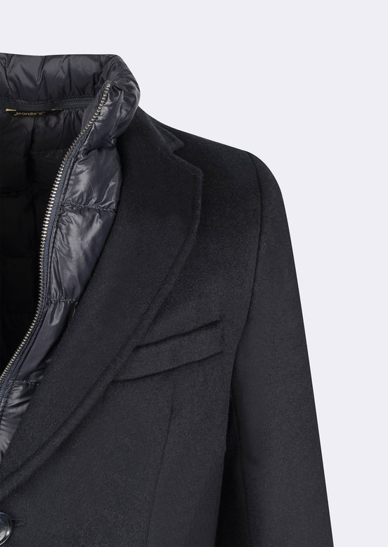 Navy Wool Coat
