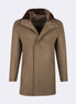 Dark Beige Wool Coat