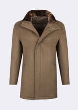 Dark Beige Wool Coat