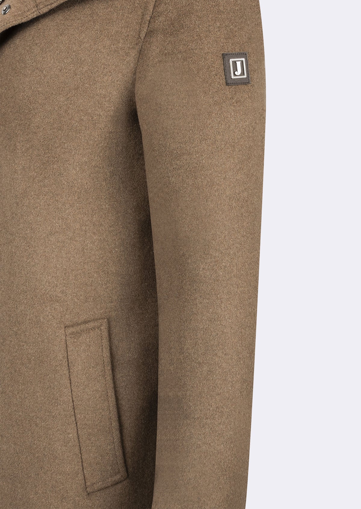 Dark Beige Wool Coat