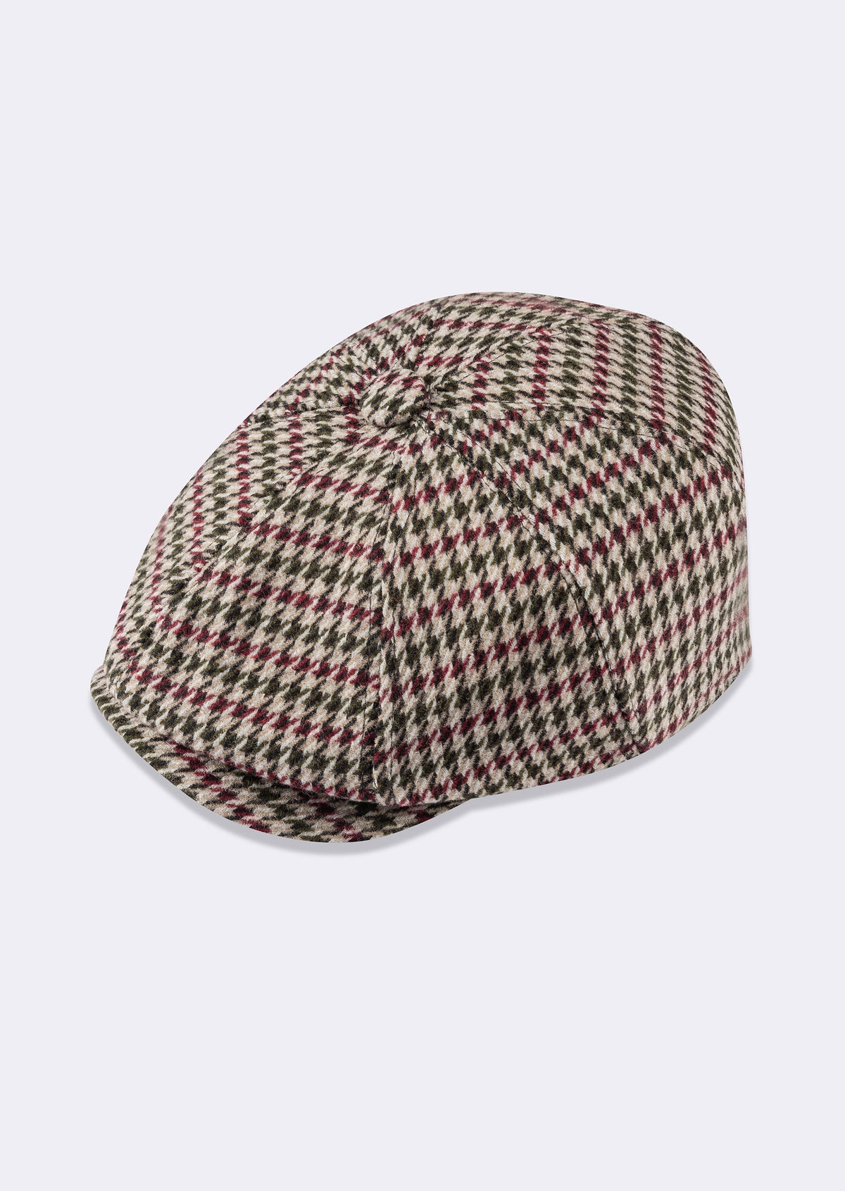 Burgundy - Khaki Hat & Cap