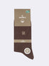 Brown Cotton Sock