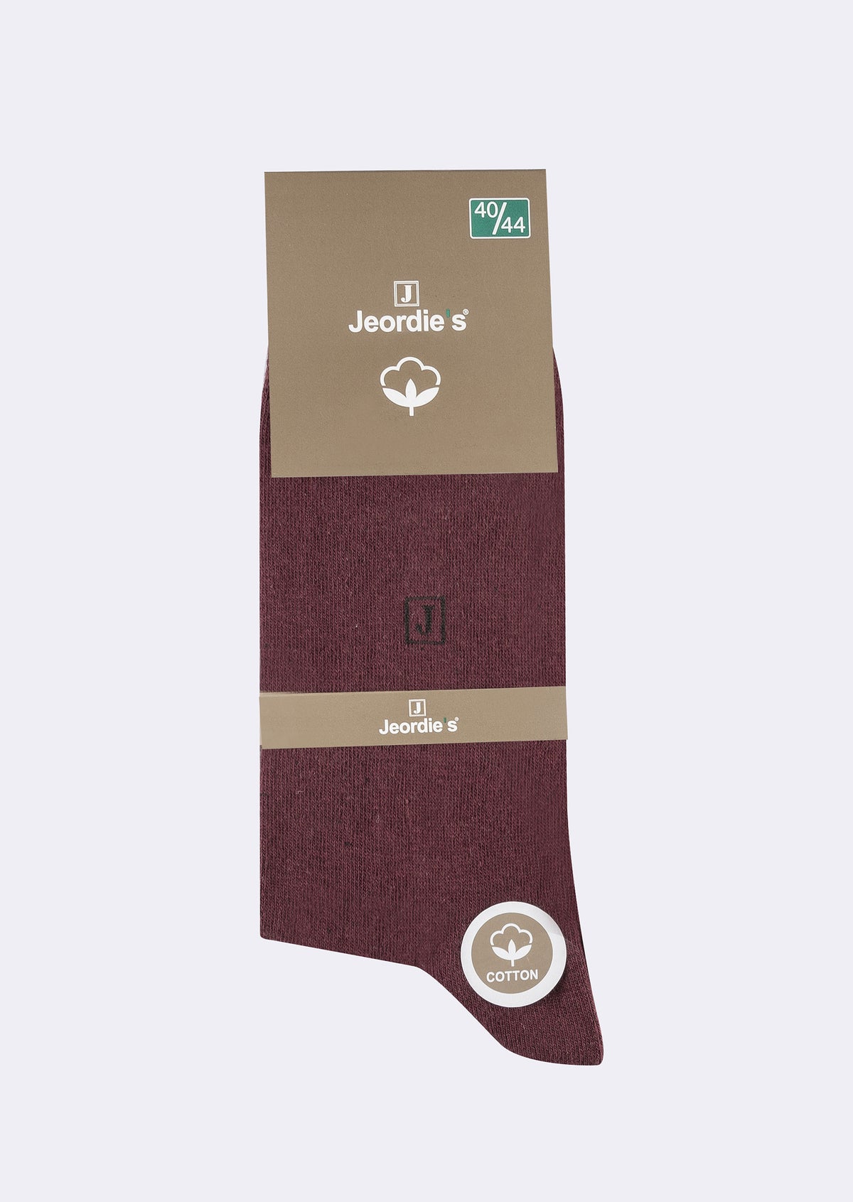 Burgundy Cotton Sock