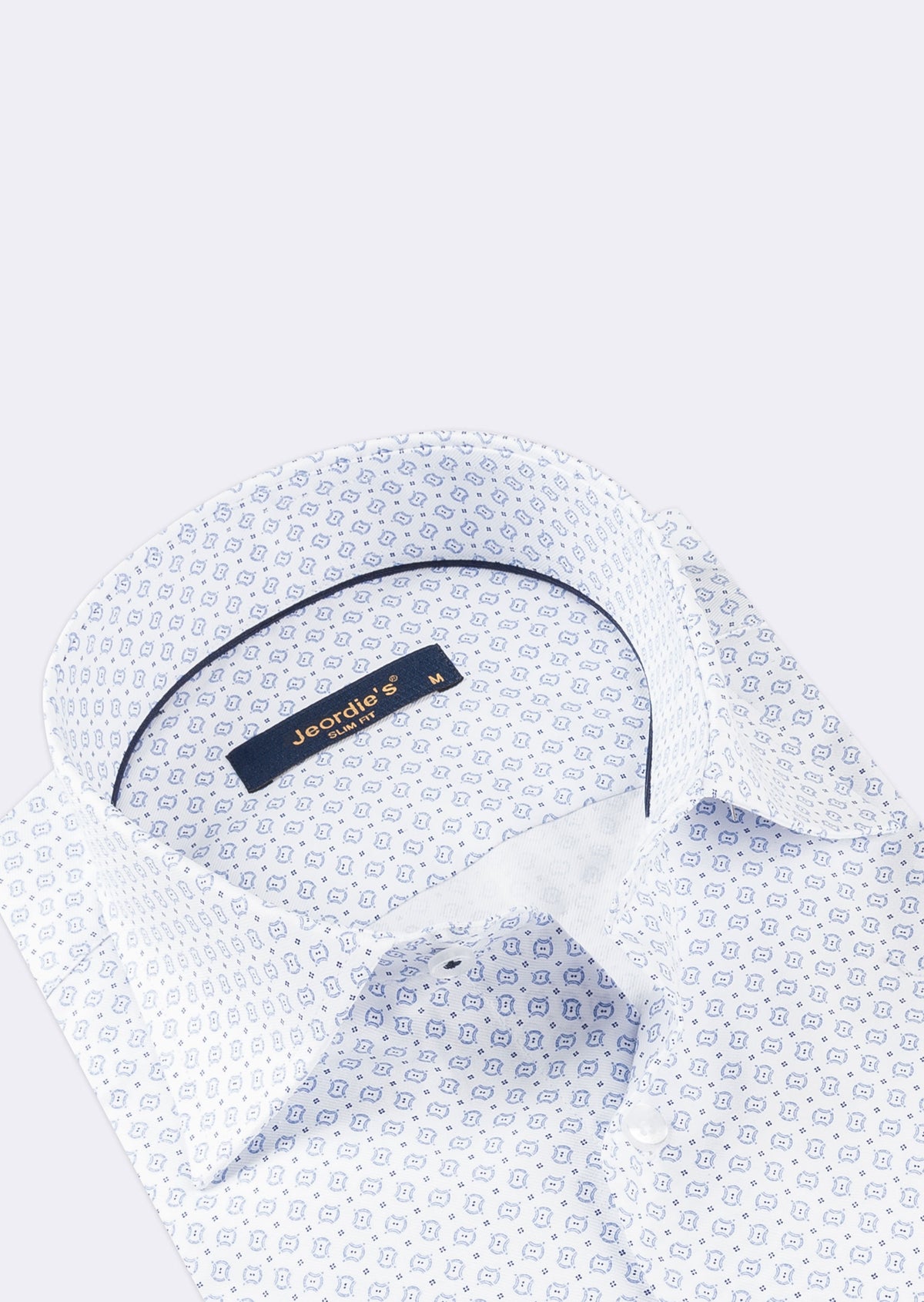 White - Blue Short Sleeve Shirt