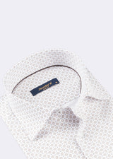 White - Beige Short Sleeve Shirt