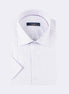 White - Lilac Short Sleeve Shirt