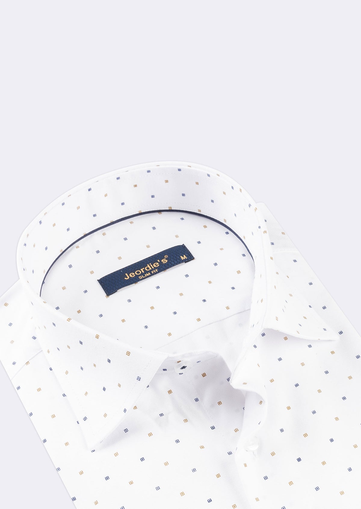 White - Navy Short Sleeve Shirt