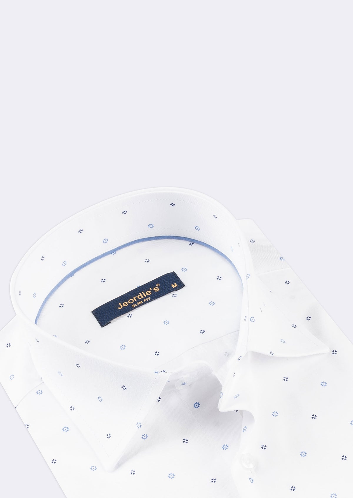 White - Blue Short Sleeve Shirt