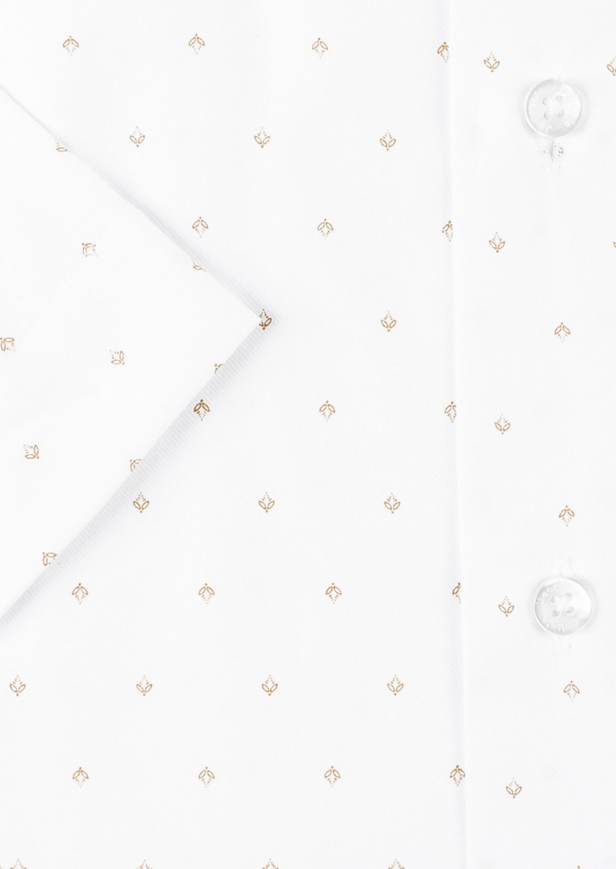 White - Beige Short Sleeve Shirt