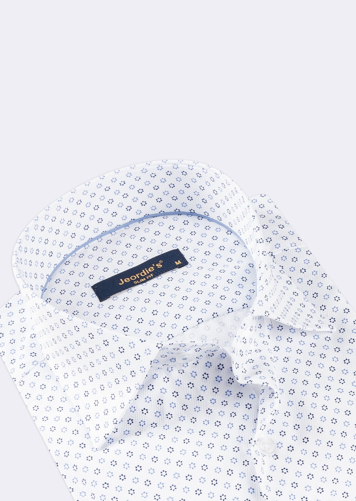White - Navy Short Sleeve Shirt