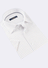 White - Beige Short Sleeve Shirt