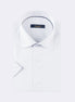 White - Blue Short Sleeve Shirt