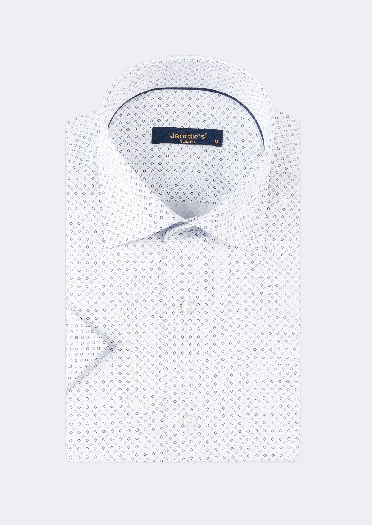 White - Blue Short Sleeve Shirt