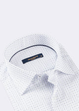 White - Blue Short Sleeve Shirt