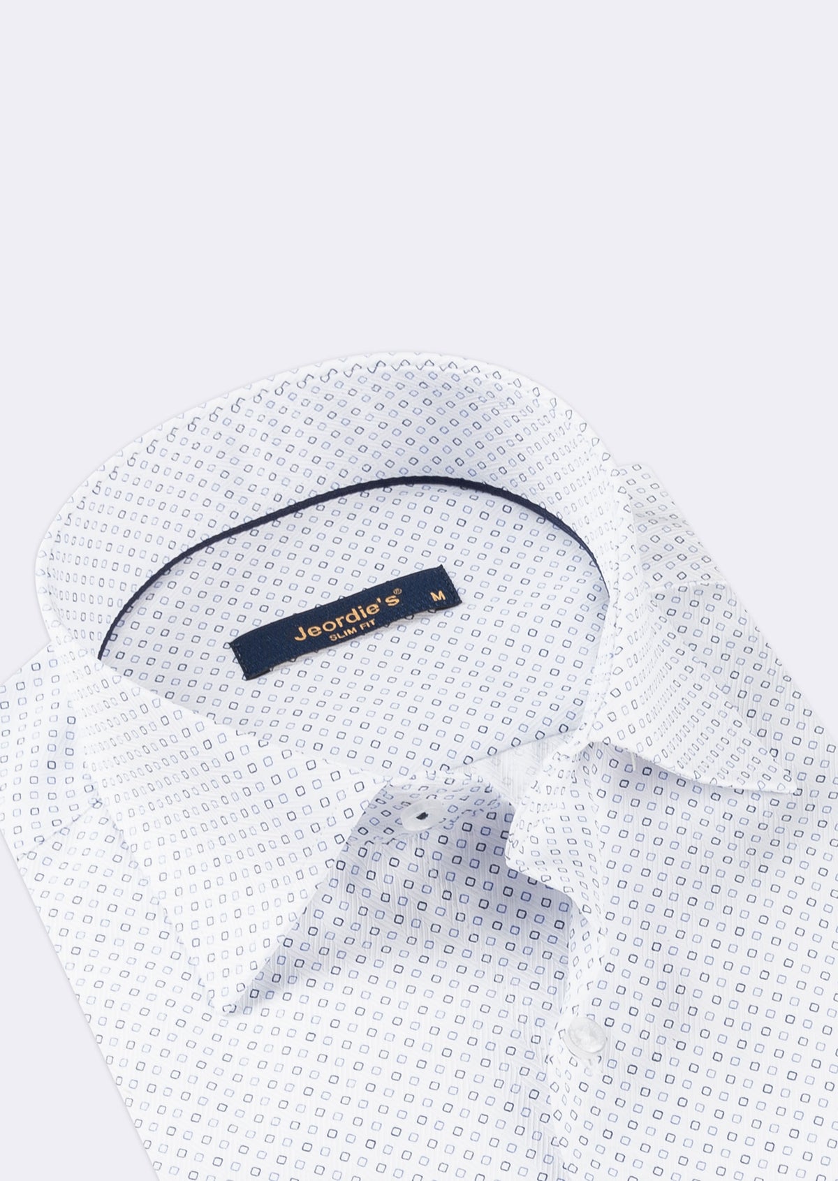 White - Blue Short Sleeve Shirt