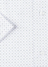 White - Blue Short Sleeve Shirt