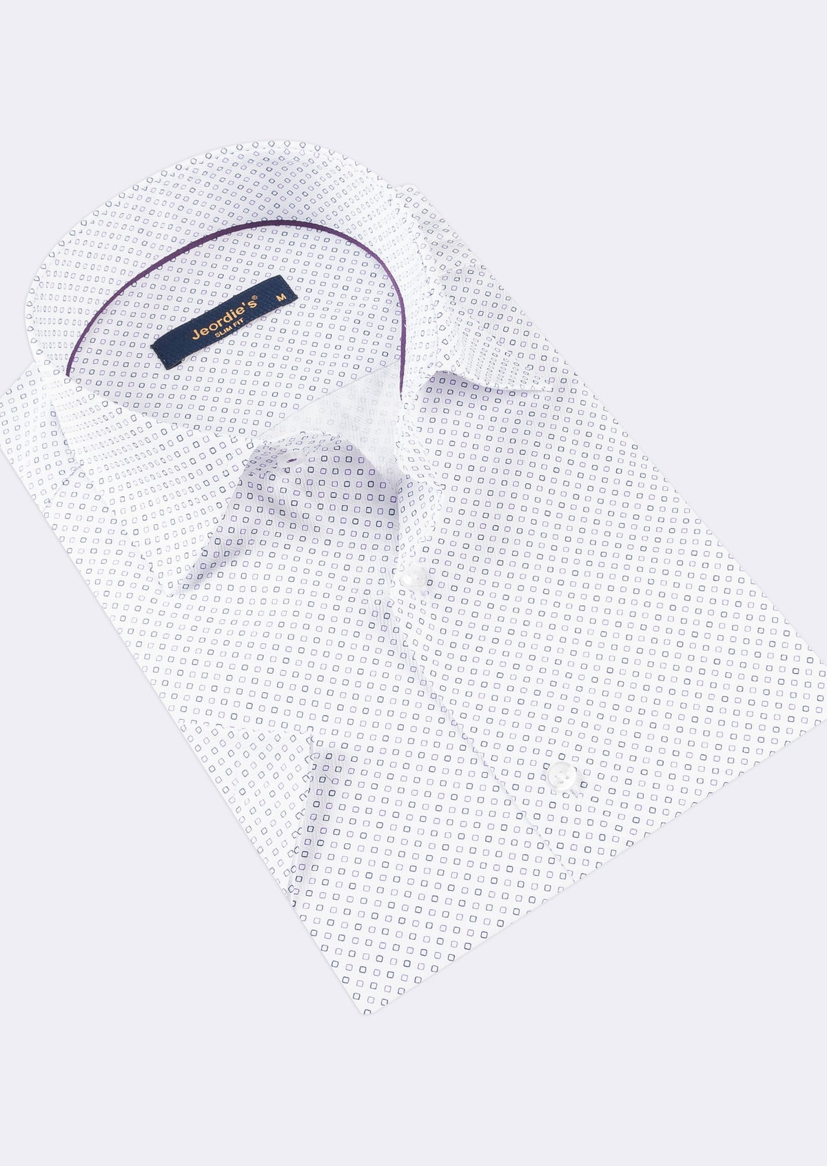 White - Lilac Short Sleeve Shirt