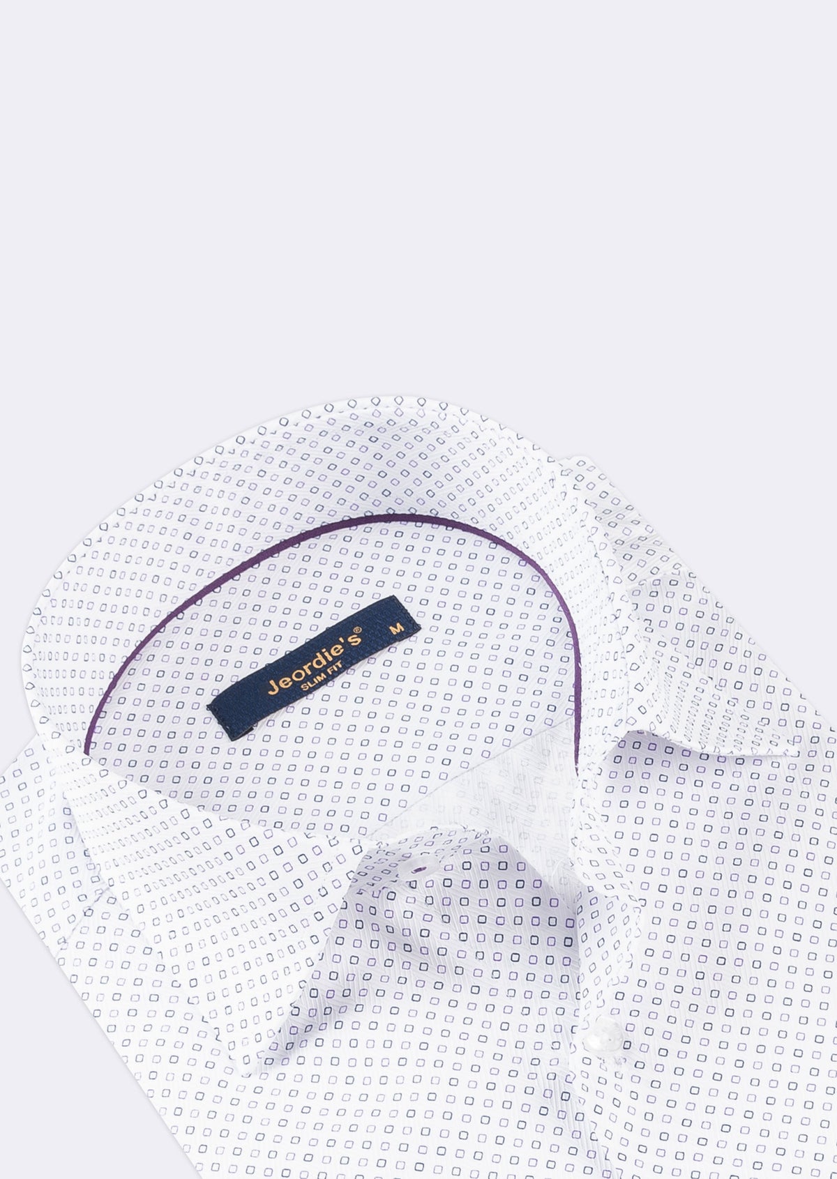 White - Lilac Short Sleeve Shirt