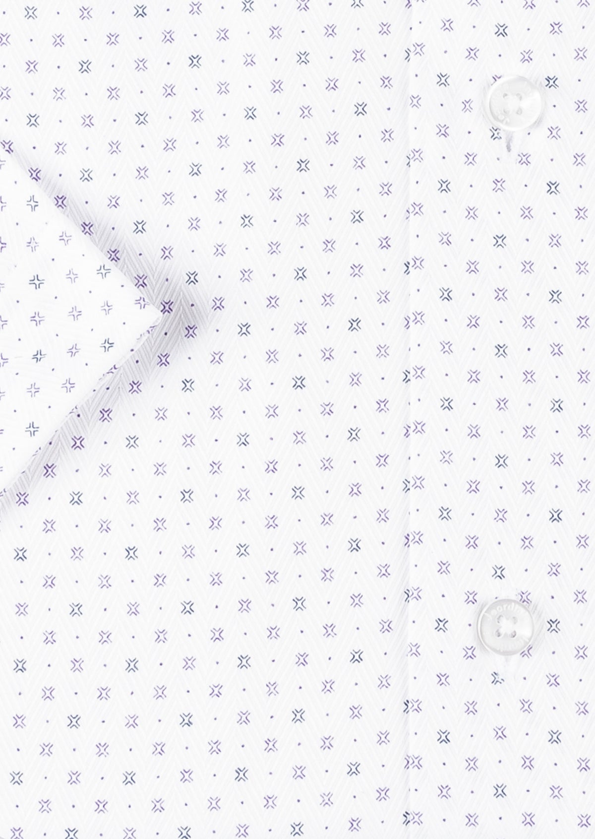 White - Lilac Short Sleeve Shirt