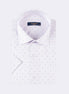 Lilac - Navy Short Sleeve Shirt