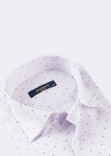 Lilac - Navy Short Sleeve Shirt