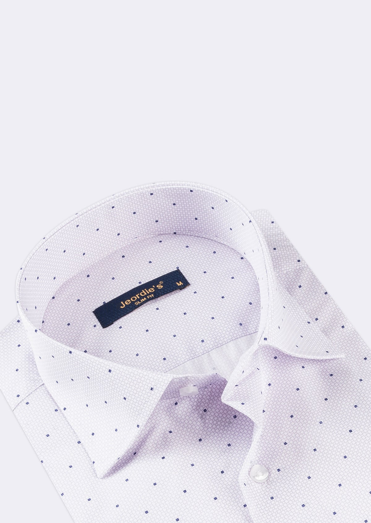 Lilac - Navy Short Sleeve Shirt
