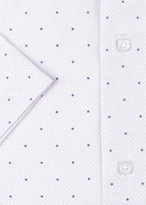 Lilac - Navy Short Sleeve Shirt