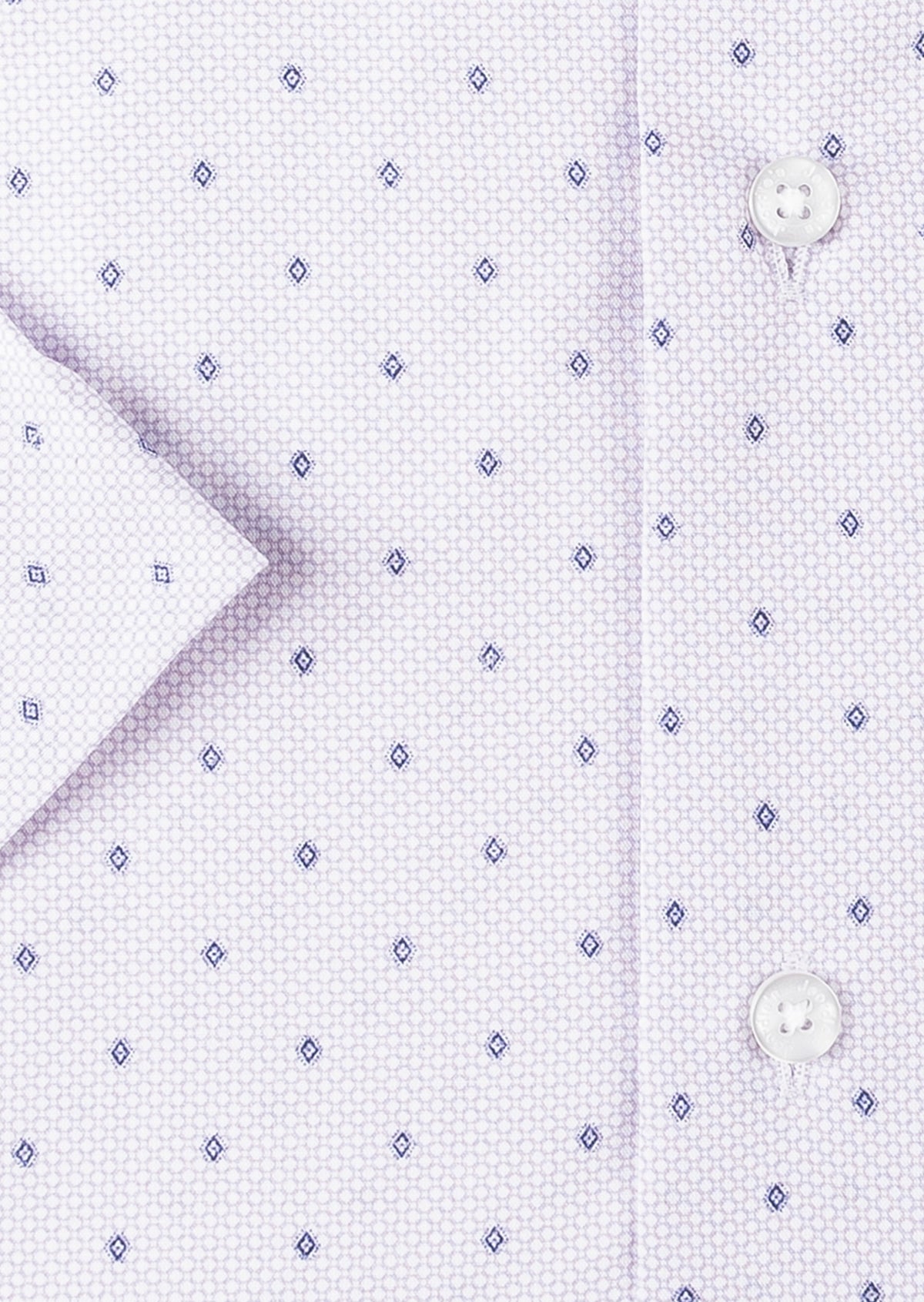 Lilac - Navy Short Sleeve Shirt