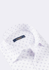 Lilac - Navy Short Sleeve Shirt
