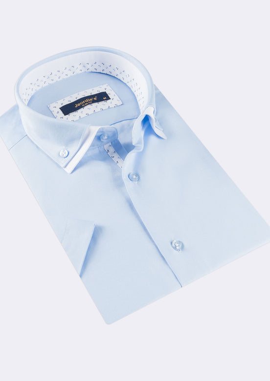 Blue Short Sleeve Shirt