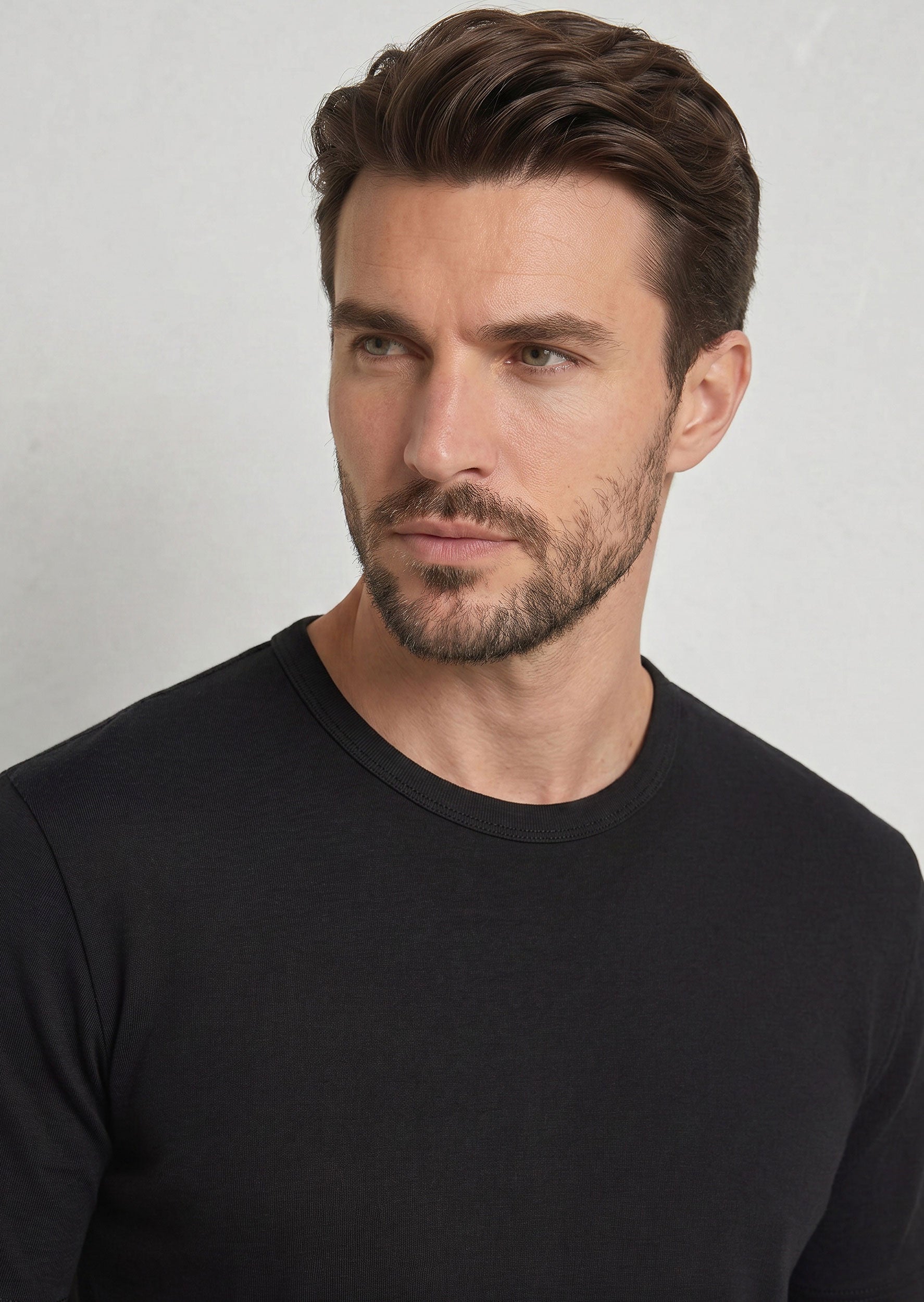 Black Crew Neck T-shirt