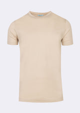 Beige Crew Neck T-shirt